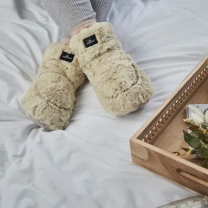 Warmies® Luxury Εκρού Μπότες