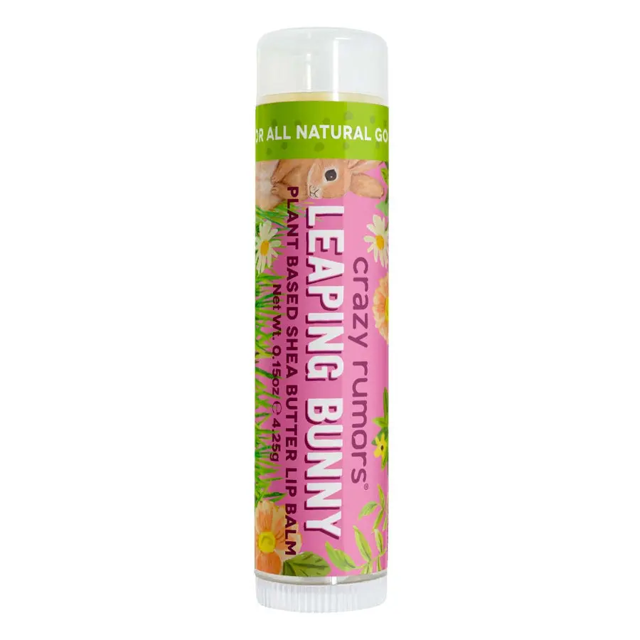 CRAZY RUMORS ΕΝΥΔΑΤΙΚΟ LIP BALM LEAPING BUNNY PLUM APRICOT